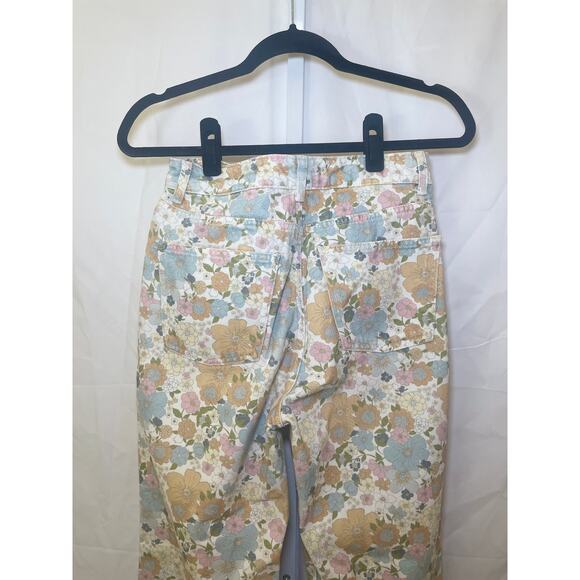 Topshop Boho Retro Floral Jeans - Womens Size 28/US 6 - Floral - Picture 4 of 5